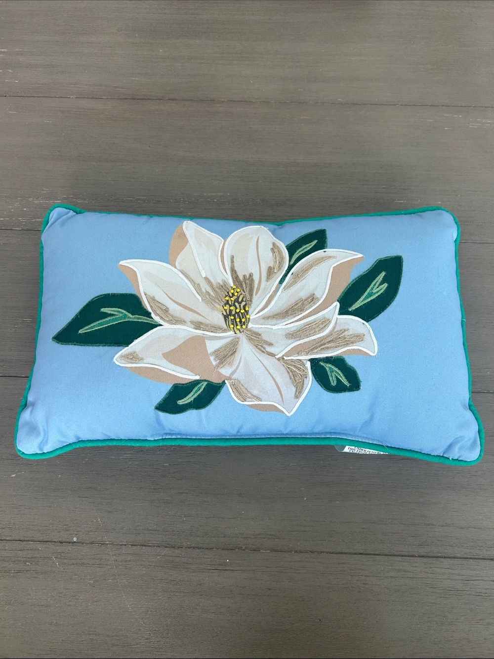 Draper James Magnolia Gingham Reversible Pillow